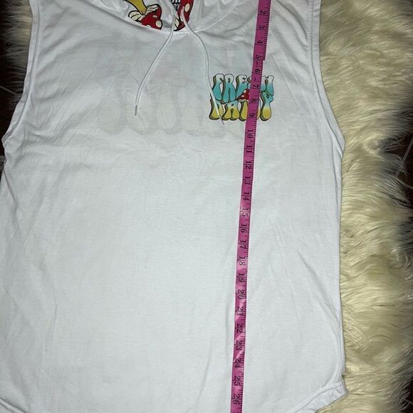 Fresh Laundry Fresh Daily sleeveless hooded tee sz XL - Picture 5 of 5